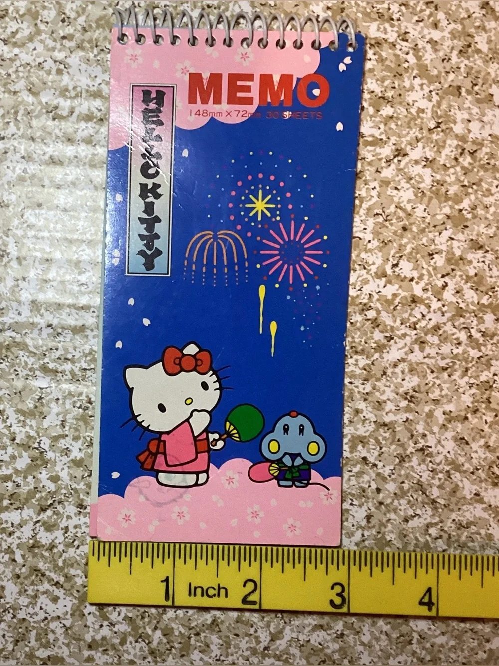 Lot of 2 Vintage Sanrio Hello Kitty Memo Notebooks